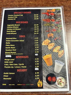 Menu photo 1 Tandoori Junction Mountain View, CA