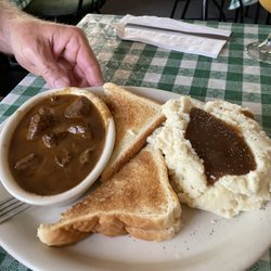 Creekside Cafe - Tips and Toast, really good!