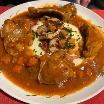 Restaurant Stäger-Stübli - Grandma style rabbit stew - German Near Me - Mürren, BE