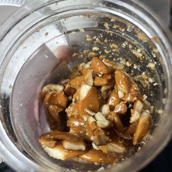 Baguio City - Ben picked up a can of Pili Nuts at a roadside stall exiting Baguio. Naturally oily, he also loved the soft and mild nutty texture.