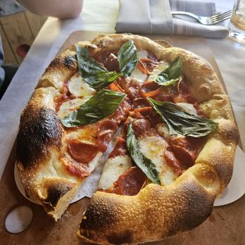 Humble Bistro - Margarita pizza with pepperoni added - Italian Near Me - Phoenix, Arizona