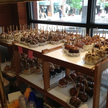 Rocky Mountain Chocolate Factory - A window full of Caramel Apples - Chocolatiers & Shops Near Me - Denver, Colorado Rocky Mountain Chocolate Factory - A window full of Caramel Apples - Chocolatiers & Shops Near Me - Denver, Colorado