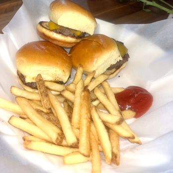 Yard House - Kids Classic Cheese Sliders w/ fries and a side of fruit - New American Near Me - Washington, DC, District of Columbia