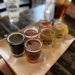 Craft beer flight