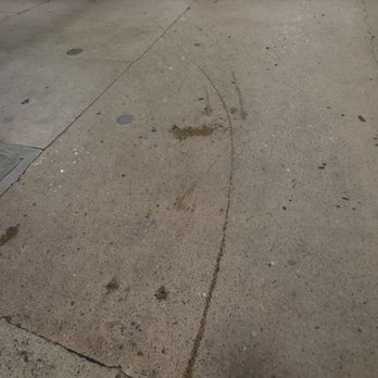 Ipswhich Street Garage - Brake fluid on the garage floor - Parking Near Me - Boston, Massachusetts