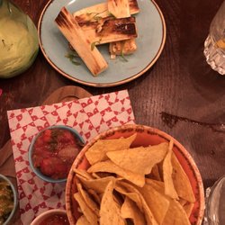 Las Iguanas - Starter Palmherzen und Tortilla mit 3 verschieden Dips Vegan und Glutenfrei