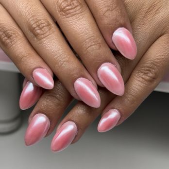 The Nail Moment - pink aura and chrome - Nail Salons Near Me - Salem, Oregon The Nail Moment - pink aura and chrome - Nail Salons Near Me - Salem, Oregon