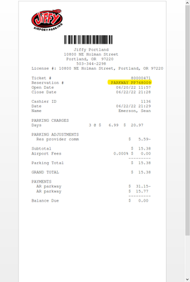 Jiffy Airport Parking