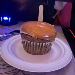 Caramel apple cupcake. A hit at my house
