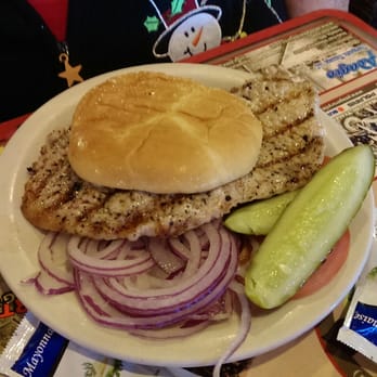 Kehde's BBQ - Grilled, pork tenderloin sandwich for lunch. - Barbeque Near Me - Sedalia, Missouri