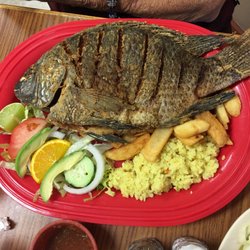 La Marina Seafood - Tilapia Mojarra was amazing!!
