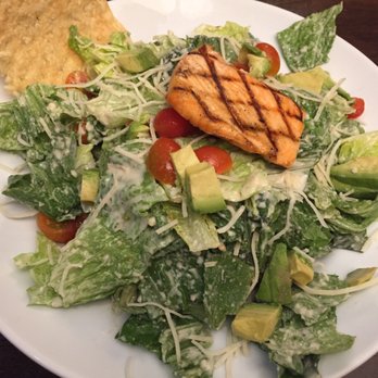 Dave & Buster's Ala Moana - Salmon and Caesar salad - Arcades Near Me - Honolulu, Hawaii