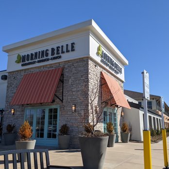 Morning Belle - Outside the restaurant. Lots of benches. - Breakfast & Brunch Near Me - Grand Rapids, Michigan