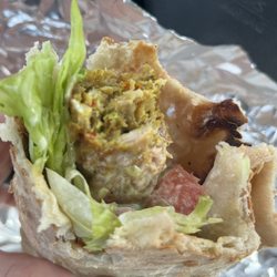 Nawab Grill & Halal Meat - Another view of the kabob roll.