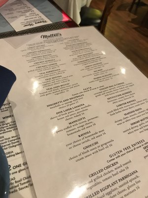 Menu photo 6 Matteo's Casual Italian Olmsted Falls, OH