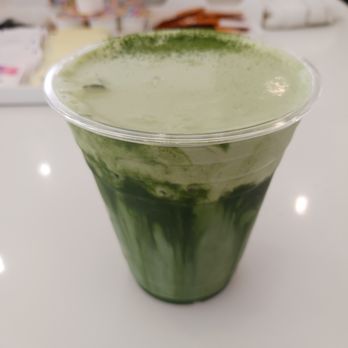 Danbi Coffee - Matcha rain (matcha latte with match cream top) - Coffee & Tea Near Me - Pasadena, California
