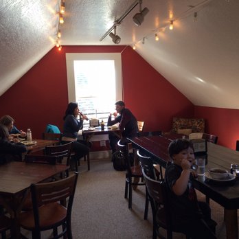 Frankie's - Upstairs seating area - Ice Cream & Frozen Yogurt Near Me - Mendocino, California Frankie's - Upstairs seating area - Ice Cream & Frozen Yogurt Near Me - Mendocino, California