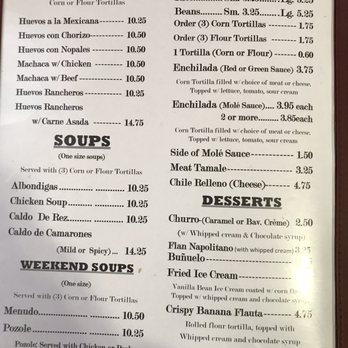 Perlita's Authentic Mexican Restaurant - Menu I will have to try their crispy banana flauta and fried ice cream - Mexican Near Me - Crescent City, California