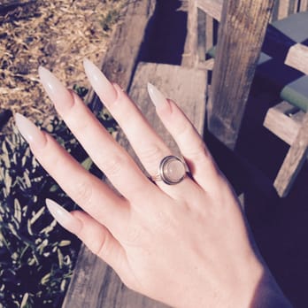 Ocean Nails & Spa - They matched my nails to the stone on my ring perfectly! - Nail Salons Near Me - Alameda, California Ocean Nails & Spa - They matched my nails to the stone on my ring perfectly! - Nail Salons Near Me - Alameda, California