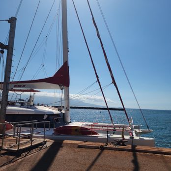 Hawaii Catamaran Charters - Docked for provisioning in Hawaiian islands. - Boat Charters Near Me - Lahaina, Hawaii Hawaii Catamaran Charters - Docked for provisioning in Hawaiian islands. - Boat Charters Near Me - Lahaina, Hawaii