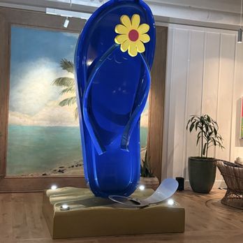 Margaritaville Hotel - Cute flip flop in lobby. - Hotels Near Me - San Diego, California Margaritaville Hotel - Cute flip flop in lobby. - Hotels Near Me - San Diego, California