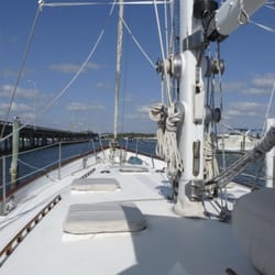 Dream Lover Boat & Breakfast - The view out across the bow