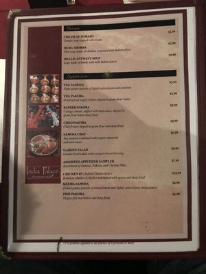 Menu photo 6 India Palace Montgomery, AL