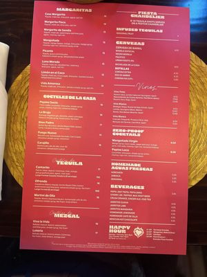 Menu photo 5 Casa Lola Sacramento, CA