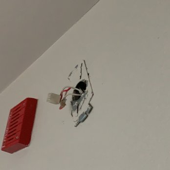 Marriott Anchorage Downtown - Exposed electrical wires.  Broken smoke alarm system. - Hotels Near Me - Anchorage, Alaska