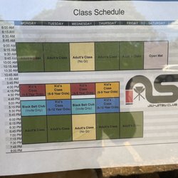 North Shore Jiu Jitsu Club - Schedule 2022