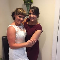 Post spray tan, pre-wedding