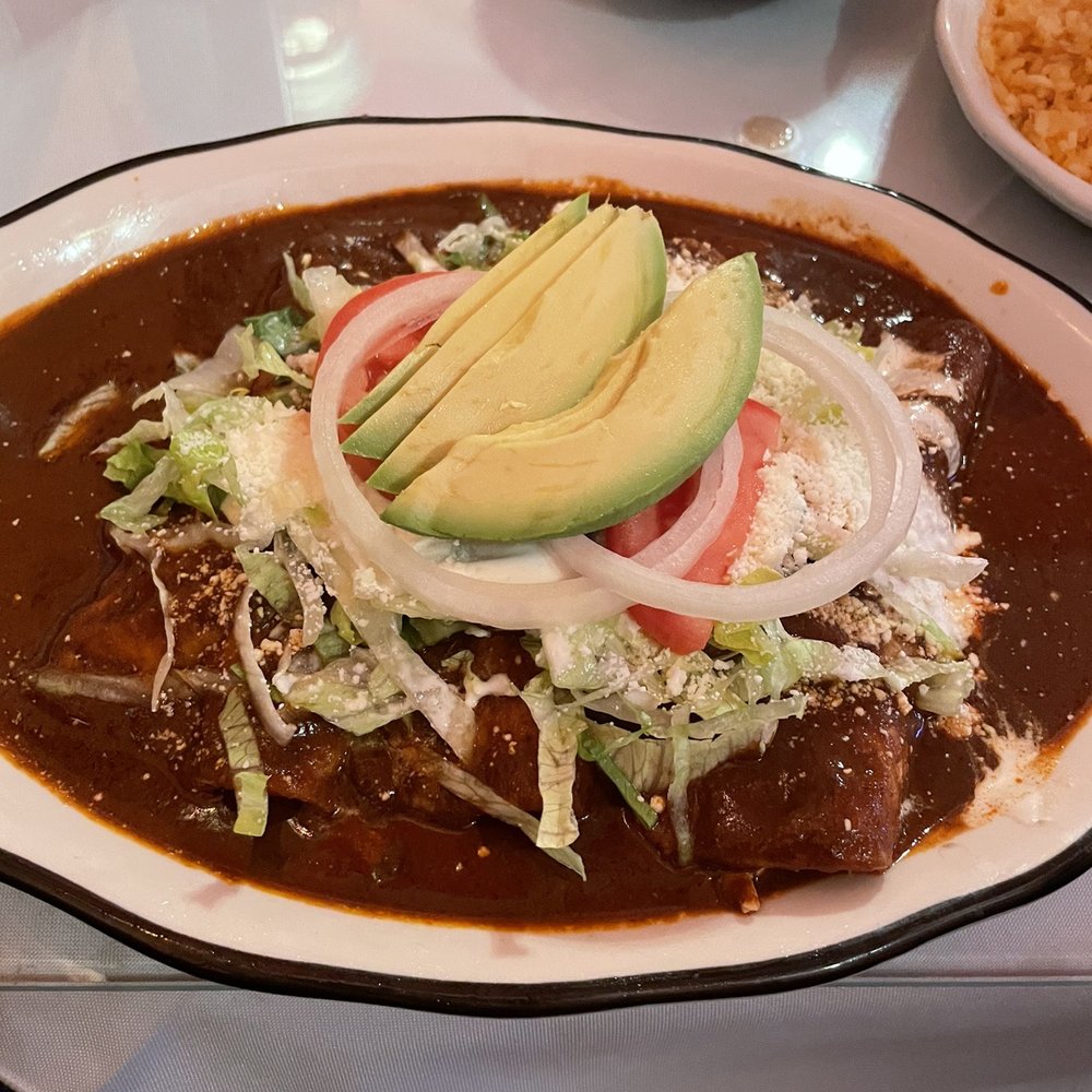 El Rey Restaurant - 33. Enchiladas de Mole Poblano - Mexican Near Me - Astoria, New York El Rey Restaurant - 33. Enchiladas de Mole Poblano - Mexican Near Me - Astoria, New York