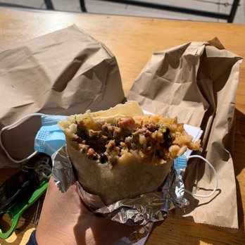 The Burrito Window - Hella good! Juicy and lots of flavor, and great location with a nice view. - Mexican Near Me - Kings Beach, California