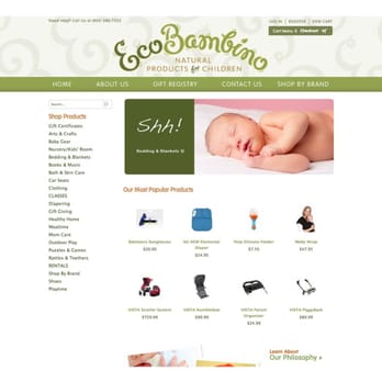 Fertile Minds - EcoBambino: https://www.shopecobambin­o.com - Web Design Near Me - Petaluma, California