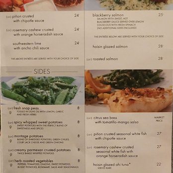 Montage - Menu - Wine Bars Near Me - Cedar Falls, Iowa