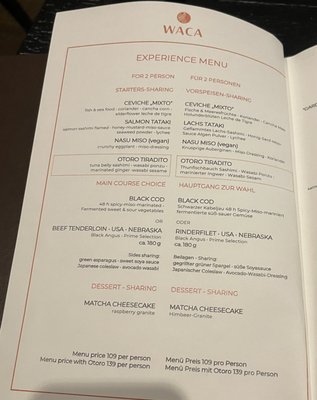 Menu photo 6 WACA Munich, BY Menu photo 6 WACA Munich, BY