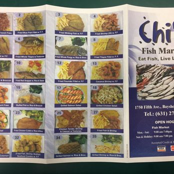 Chi Fish Market - Menu - Seafood Markets Near Me - Bay Shore, New York