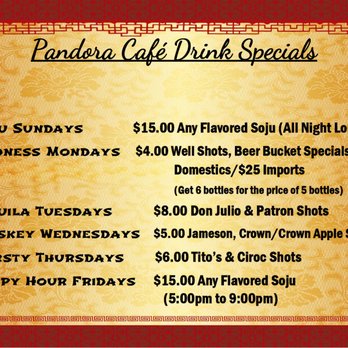 Pandora Café - Brand new drink specials! - Sushi Bars Near Me - Honolulu, Hawaii Pandora Café - Brand new drink specials! - Sushi Bars Near Me - Honolulu, Hawaii