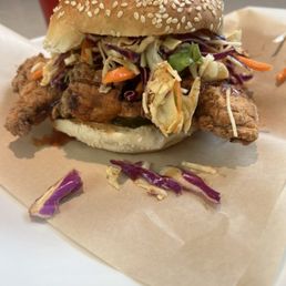 fried chicken sandwich fried chicken sandwich