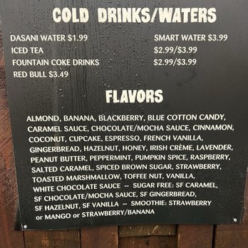 Coffee Shack - Monin syrup flavor options - Coffee & Tea Near Me - Gatlinburg, Tennessee Coffee Shack - Monin syrup flavor options - Coffee & Tea Near Me - Gatlinburg, Tennessee