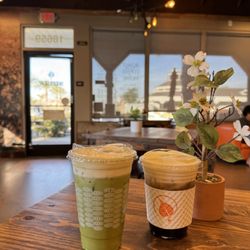 Bodhi Leaf Coffee Traders - Biscoff® Butter Matcha in 20 oz & Honeybee Cold Brew 16 oz 2.26.26