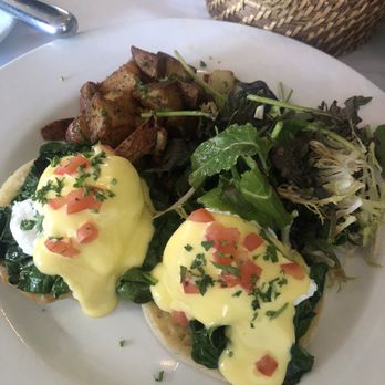 Le Bilboquet - Eggs Florentine - French Near Me - Dallas, Texas Le Bilboquet - Eggs Florentine - French Near Me - Dallas, Texas