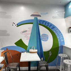 Crispy & Fluffed Ice Cream - Cute background
