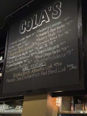 Menu photo 1 Cola's Columbia, SC Menu photo 1 Cola's Columbia, SC