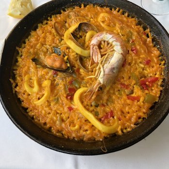 Ciudad de Tui - Paella de mariscos. Incredibly delicious - Spanish Near Me - Madrid, M Ciudad de Tui - Paella de mariscos. Incredibly delicious - Spanish Near Me - Madrid, M