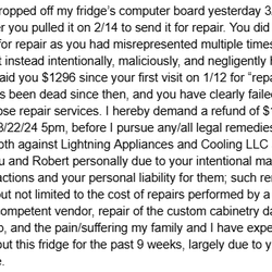 Lightning Appliance Repair