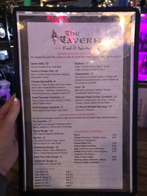 Menu photo 5 The Tavern Durham, NC