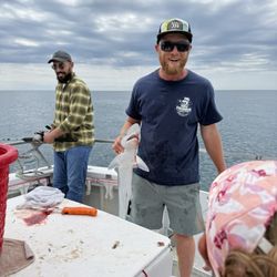 Little River Fishing Fleet - Mate Trip always working to keep bait on our lines!
