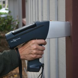VM3 Environmental - Using our lead analyzer to detect paint.
