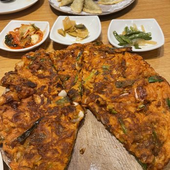 Korean Kitchen - 1. Kimchi Haemul Pajeon - Korean Near Me - Wake Forest, North Carolina
